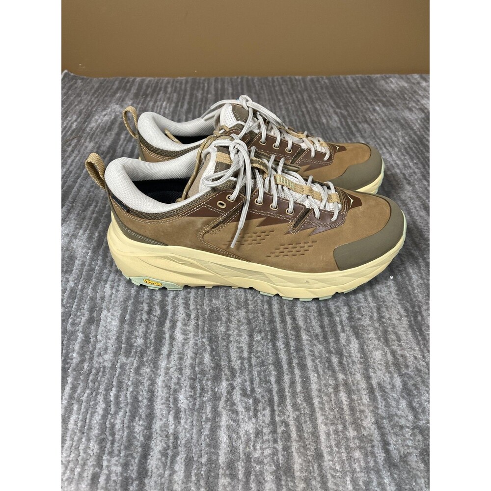 Hoka One One Kaha Low GTX TP Shoes Mens Size 10.5 Brown Gore-Tex Hiking 1150913